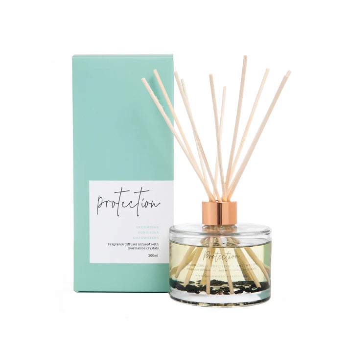 This heavenly scent will have you daydreaming of a coastal getaway. A relaxing, fresh blend infused with Tourmaline crystals to protect against negative energy and promote a balanced space.
Makes for a lovely home interior gift item for yourself.
TOURMALINE
Grounding | Purifying | Empowering
Bergamot, Jasmine, Coconut, Ylang Ylang Rosewood