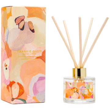 ARTIST SERIES DIFFUSER | SWEET PEACH + LYCHEE | JADE FISHER
Tropical lychees and juicy white peaches, blended with raspberry, sweet guava, lime zest and vanilla bean.
Artwork by Jade Fisher
100mls
4-6 months use
Cruelty free + vegan
High quality fragrance oil
Natural reeds
Hand poured in the Yarra Valley | Melbourne