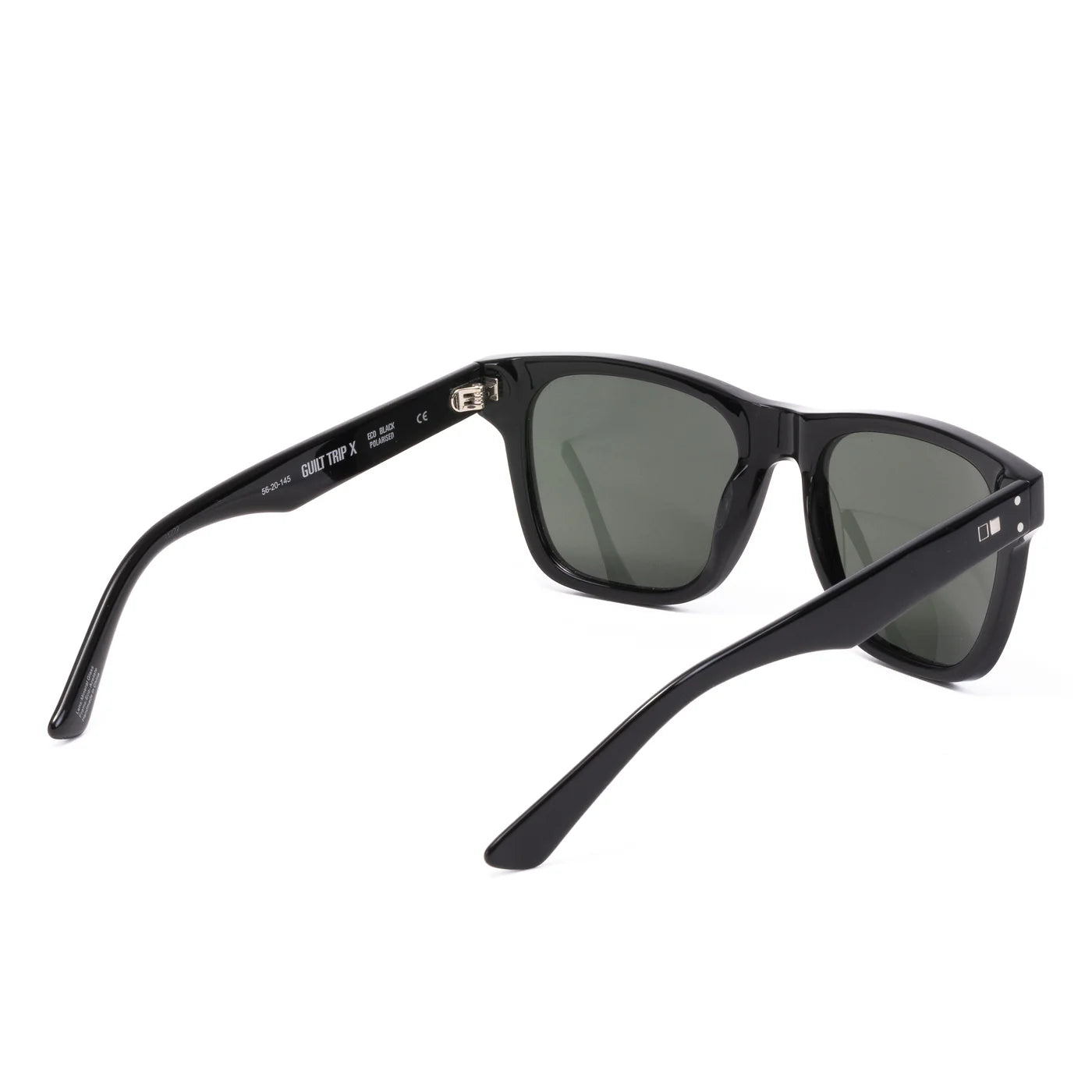 GUILT TRIP X Eco Black / Grey Polar - Otis
Guilt Trip X is a larger fit frame rolled out in a classic shape, the perfect staple sunglass for any collection. This versatile frame goes with every outfit and outing - from black jeans and a tee, a suit and tie, beachside chills, or barside blowouts. Guilt Trip X has you covered from every angle.
Mineral Glass Lenses
Category 3 - 100% UVA / UVB protection
Handmade Acetate frame
Viscottica hinges with stainless steel screws
