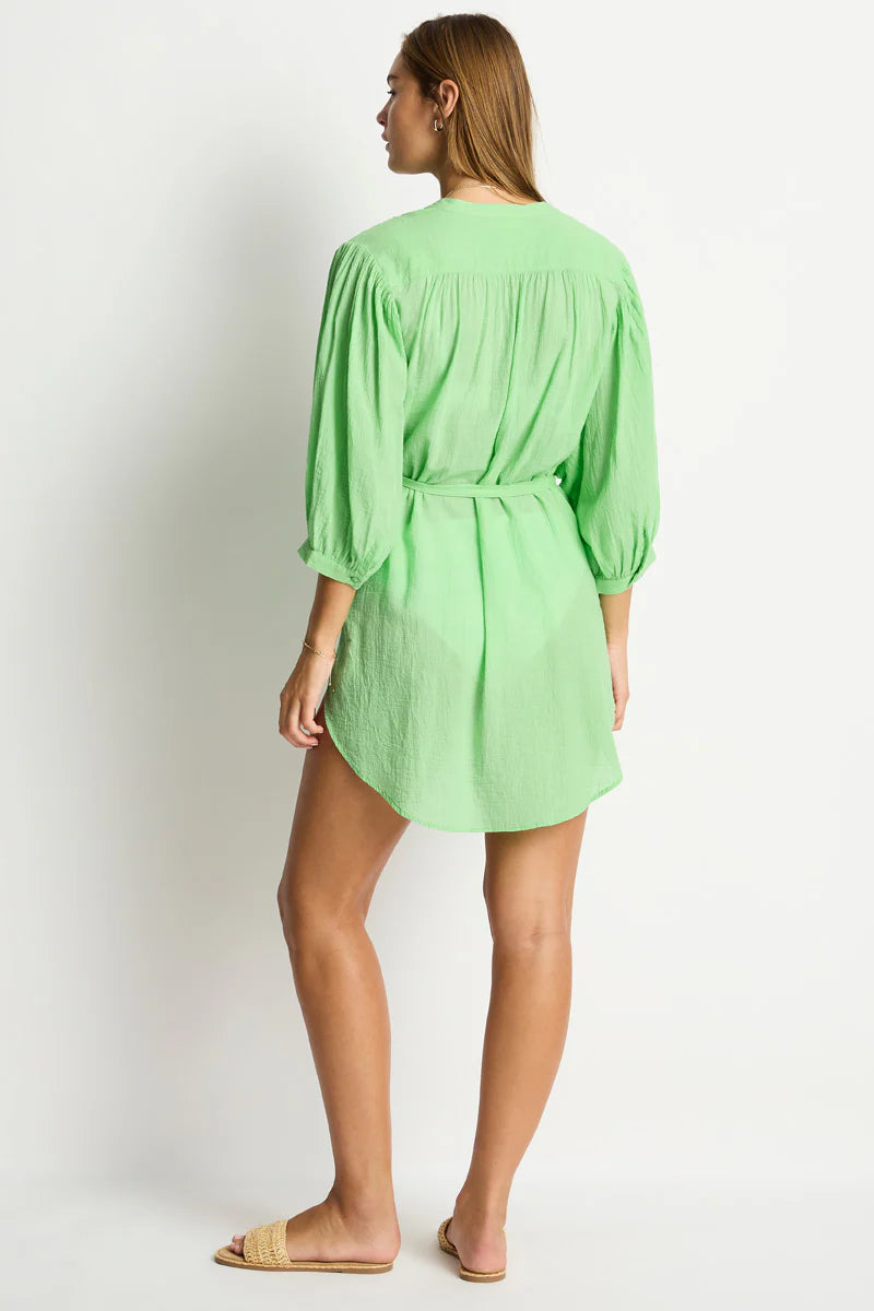 Throw on, shine on.
Meet the Sea Level Salt Boho Shirt, your effortless go-to for beachside strolls, poolside lounging, or elevating your resort wardrobe in one easy step. Crafted from super soft, lightweight cotton, it slips on over your swimwear or dresses up with sandals and a sun hat for instant holiday-ready vibes.