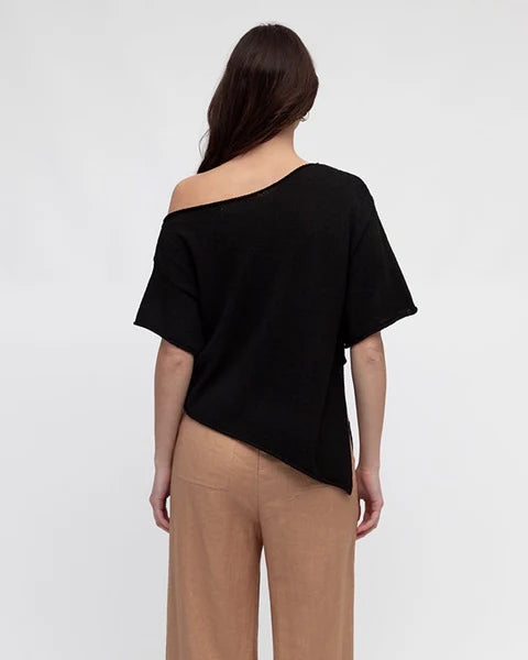 Asy Bounce Knit Top