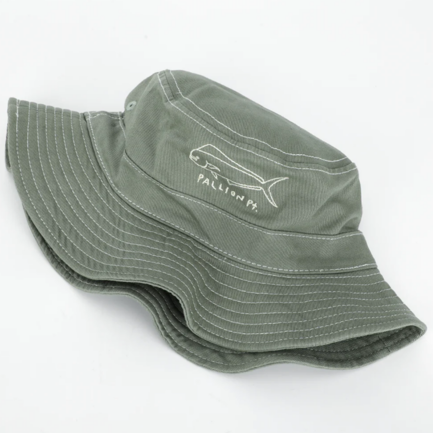 Whether you call it a Mahi Mahi, Dolphin Fish or Dorado (Coryphaena hippurus), you can't go past this popular game fish for its striking shape and colours. Perfect for windy days, these adjustable broad brimmed lids feature a classic fish outline on a vintage-inspired hat - a popular favourite for those who love long days in the sun.
