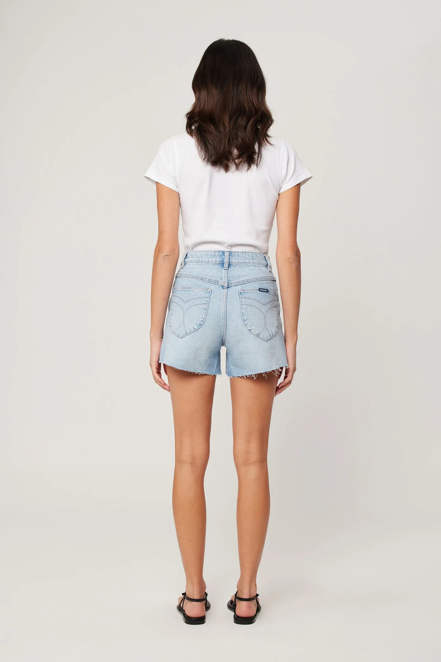 Your everyday denim short. Clean, classic, and effortlessly lived-in.

Meet the Rolla's High Rise Slim Denim Shorts, a timeless staple designed to give you that flattering, pulled-together look without sacrificing comfort. Cut in a light to mid-blue wash with a naturally worn-in finish, they bring that perfect vintage feel straight out of the box.