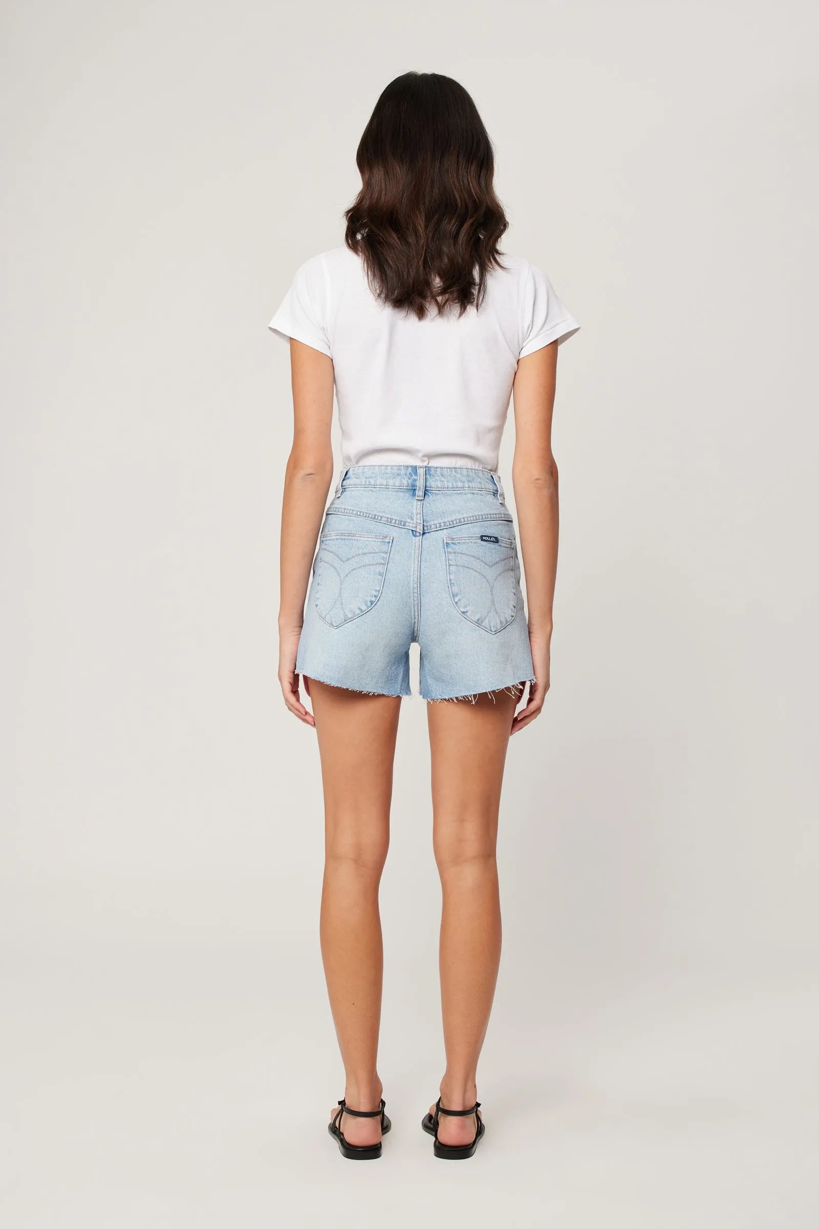 Your everyday denim short. Clean, classic, and effortlessly lived-in.

Meet the Rolla's High Rise Slim Denim Shorts, a timeless staple designed to give you that flattering, pulled-together look without sacrificing comfort. Cut in a light to mid-blue wash with a naturally worn-in finish, they bring that perfect vintage feel straight out of the box.