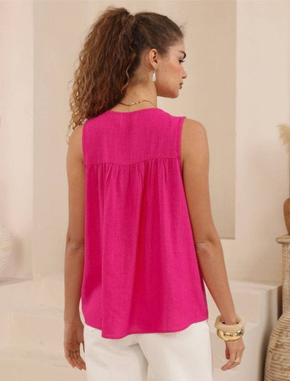 Effortless Style, Every Day

Meet the Stevie Top in Iris Maxi—light, flowy, and effortlessly elevated. Designed for women who want to look polished without even thinking about it, this top combines a relaxed, breezy silhouette with a soft drape that moves with you from morning coffee to evening plans.