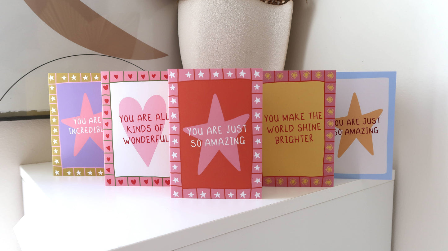 You Are Amazing Orange | Everyday Card | Appreciation Card