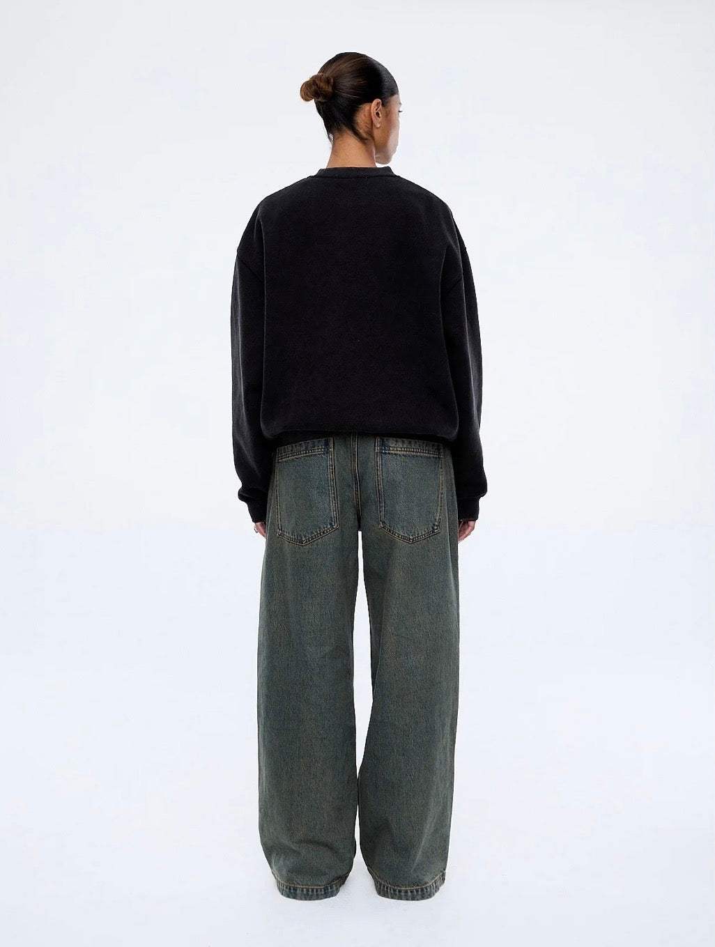 Ena Pelly Mila Oversized Sweater - Phantom/Pelly Studios