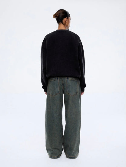 Ena Pelly Mila Oversized Sweater - Phantom/Pelly Studios