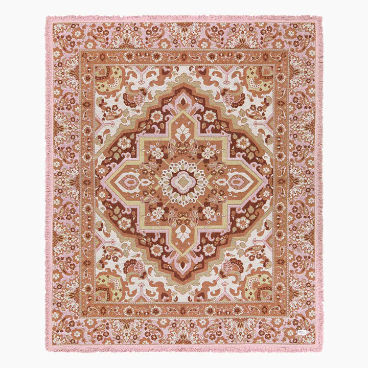 Desert Rose Picnic Rug - Isla  

Created for the adventurer who loves to explore in style, Desert Rose picnic rug is an ode to weekends of sunshine and is destined for sunset picnics with friends, long beach days and weekend road trips. This bold, bohemian design was made for making memories with the ones you love the most.

- Made with 100% cotton 

- One colour tassel trim around the rug

- Extra large picnic rug - approx 190 x 160cm which comfortably fits 4 people