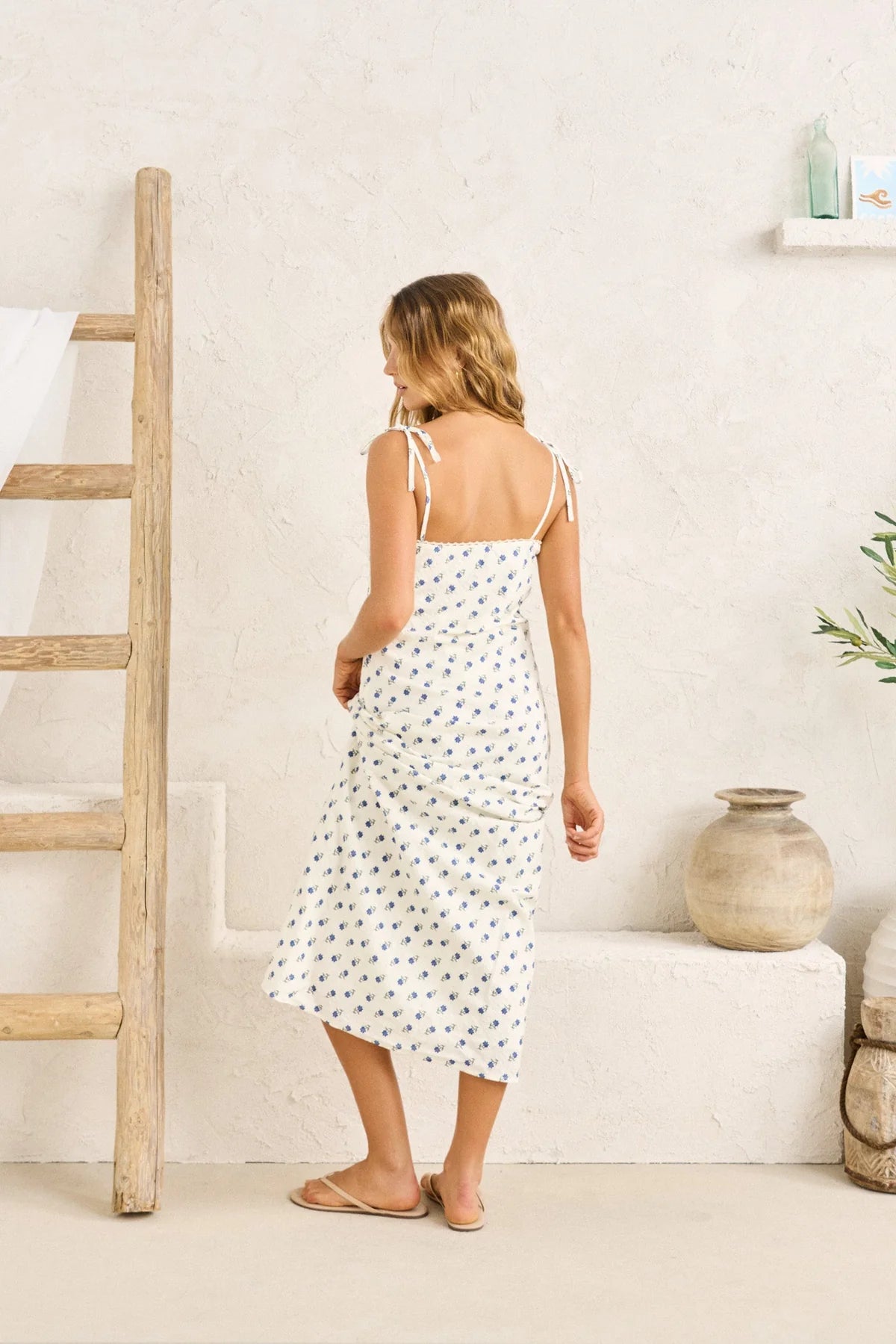 Romantic, floaty, and made for golden-hour plans you didn’t want to end anyway.

The Rhythm Printed Floral Midi Dress brings vintage-inspired charm into an effortlessly wearable silhouette. Designed in a soft floral print, it channels that laid-back, sun-drenched energy Rhythm is known for. Easy, feminine, and just the right amount of nostalgic.