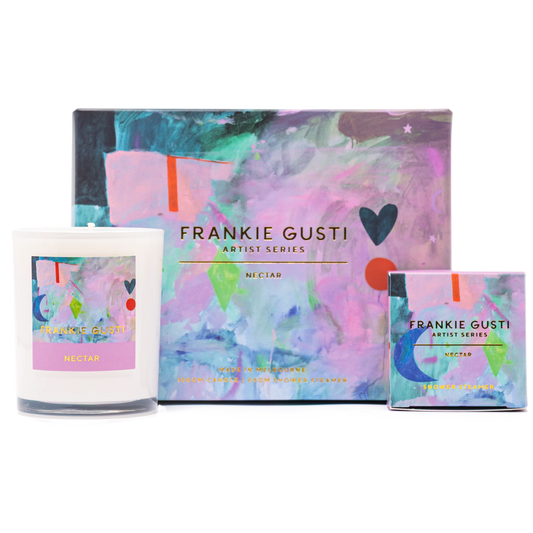Indulge in some TLC with this luxurious Shower Steamer + Candle duo.

50gm Shower Steamer
100gm Candle