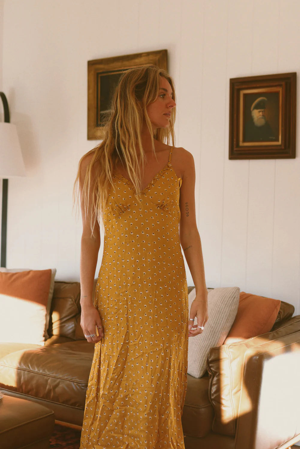 Your “one dress, everywhere plans” kind of moment just arrived.

The Barefoot Blonde Jewel Midi Dress – Saffron is that perfect mix of polished and effortless you’ll keep reaching for. Designed in a rich saffron hue that instantly lifts your look, it brings warmth, confidence, and just the right amount of standout energy, without ever feeling over the top.