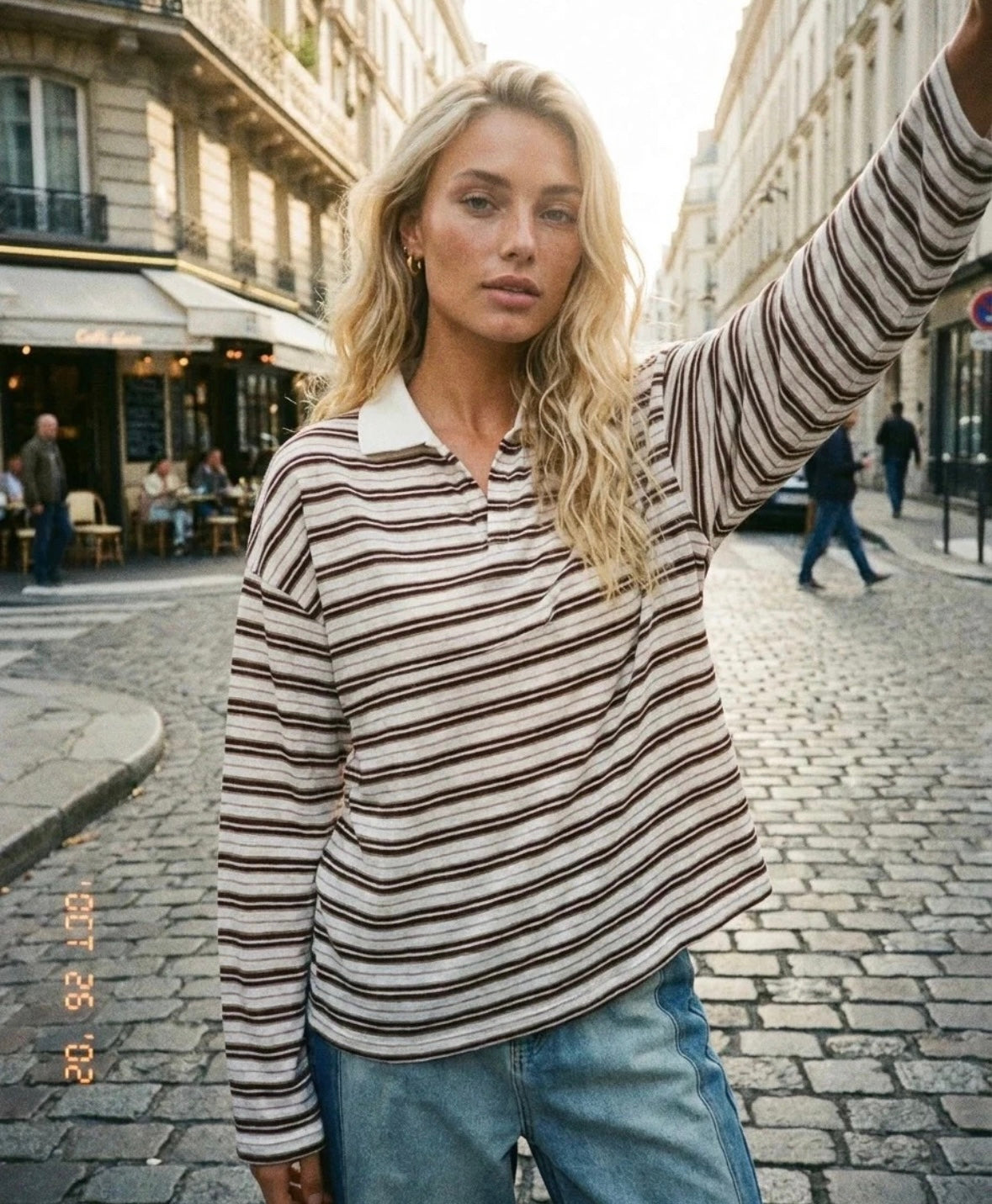 Romie Striped Polo - Paperheart
An effortless everyday essential, this oversized long sleeve polo features a timeless striped design with a relaxed fit for all day comfort. Finished with a classic collared neckline and soft lightweight fabric, it’s the perfect piece to pair with denim, linen or your favourite basics.
∙ Viscose
∙ Polo collar neckline
∙ Long sleeve
∙ Slightly sheer
∙ Drop shoulder
∙ Loose fit
∙ Our model is wearing size 8
