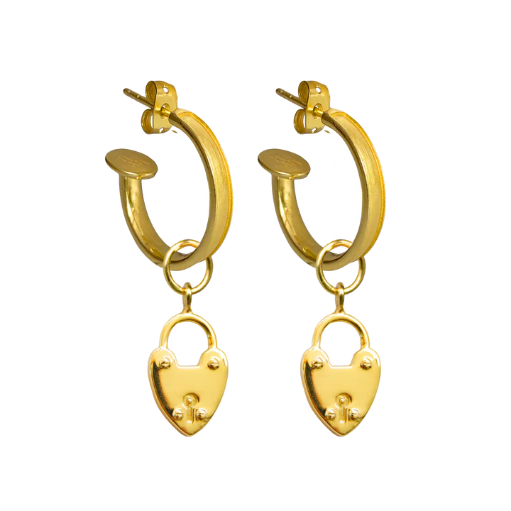 Our&nbsp;bestselling&nbsp;Heart Mini Hoops are a&nbsp;little&nbsp;earring moment that our MM Women absolutely adore!&nbsp; We all love a baby hoop and these goldies are no exception. They easily dress up any outfit, especially with the addition of our gorgeous charms, or they are perfect on their own if you choose to slide the charms off. To be honest, we have been known to wear these for most occasions, including walking the dog and going to pilates. They really are your everyday earring bestie!