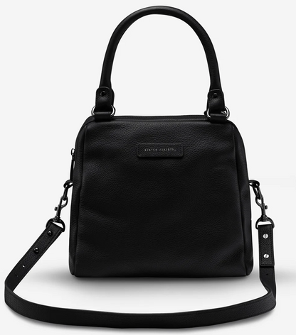 Last Mountains Bag - Black - Status Anxiety 

The final assault to end it, to prevail over the proclivity to someone or something. The Last Mountains handbag with its taller silhouette is the perfect day to night companion and can be worn over elbow, shoulder or body (with long strap). Features a wide-opening main compartment, longer shoulder straps for added comfort and secret magnet-close pocket on the outside for your phone etc.

Soft shrunken pebble leather
Back magnet pocket
Internal zipper pocket