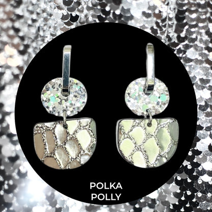 Dainty Hoops Silver Sparkle