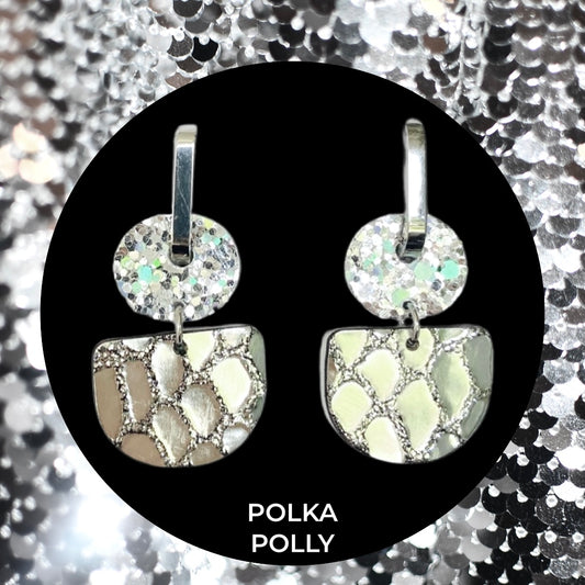 Dainty Hoops Silver Sparkle
