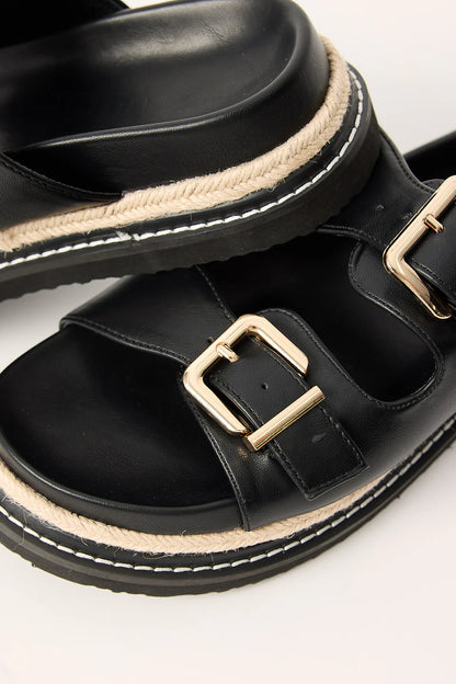Alder Slides Black