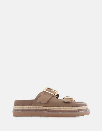 Alder Slides Fawn Beige
