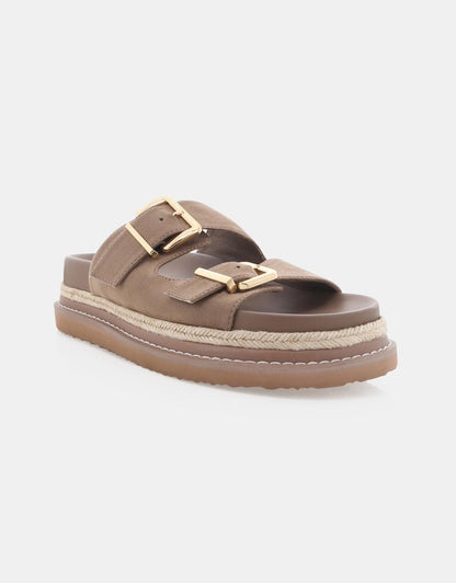 Alder Slides Fawn Beige
