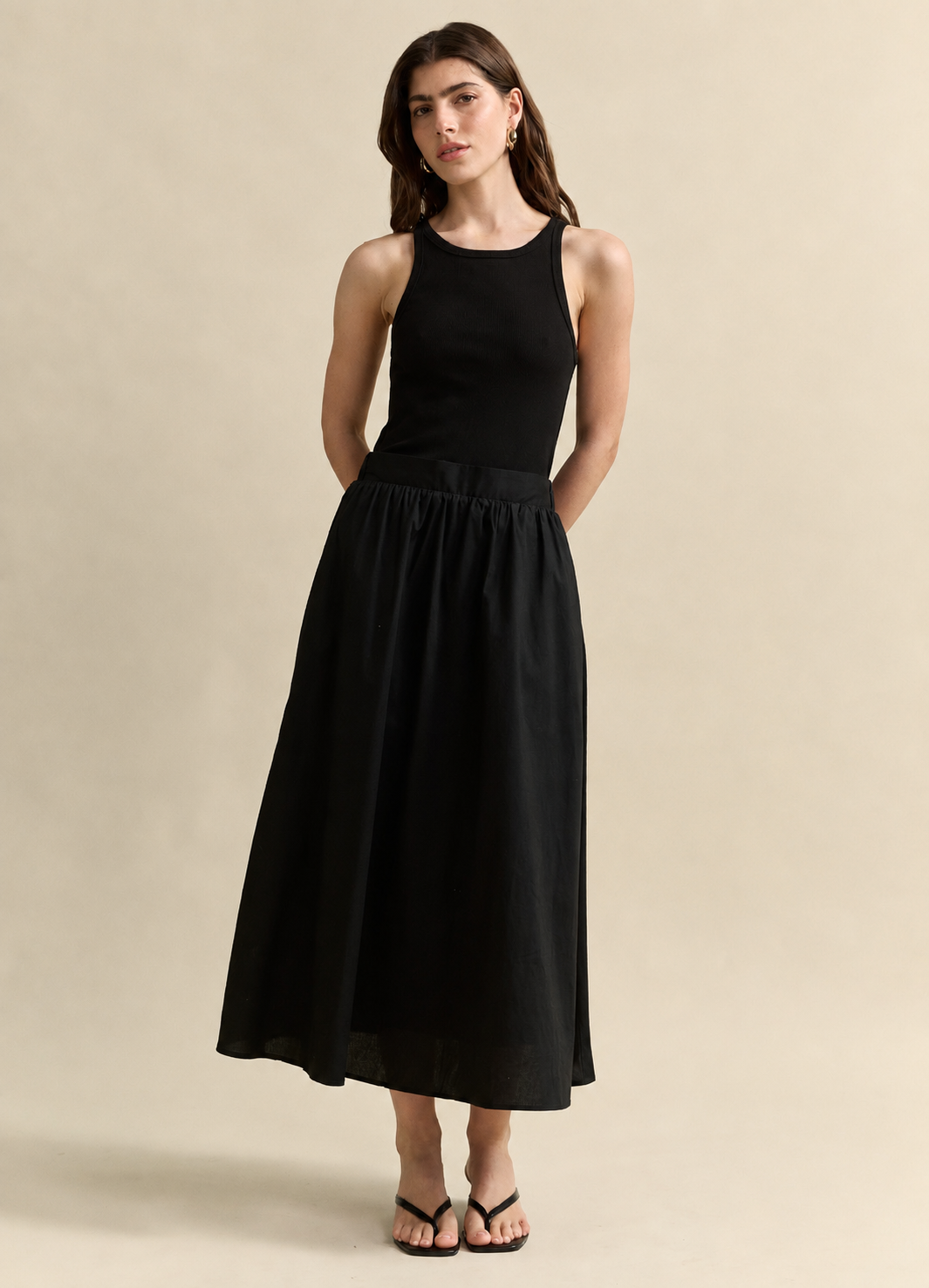 Midi Skirt Black