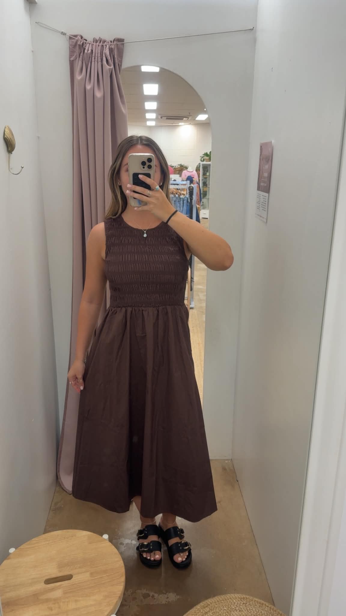 Brown Maxi Dress