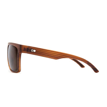This suped-up version of award-winner Young Blood is one for outdoor warriors. The shape has been tweaked to allow a fully-polarised lens, while rubber nose pads and temple grips keep things more comfortable and secure than ever. A bigger style for coverage on extra-sunny days. Mens Sunglasses by Otis