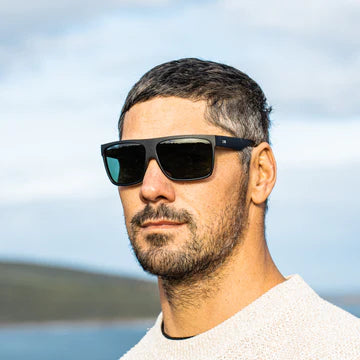 This suped-up version of award-winner Young Blood is one for outdoor warriors. The shape has been tweaked to allow a fully-polarised lens, while rubber nose pads and temple grips keep things more comfortable and secure than ever. A bigger style for coverage on extra-sunny days. Mens Sunglasses by Otis