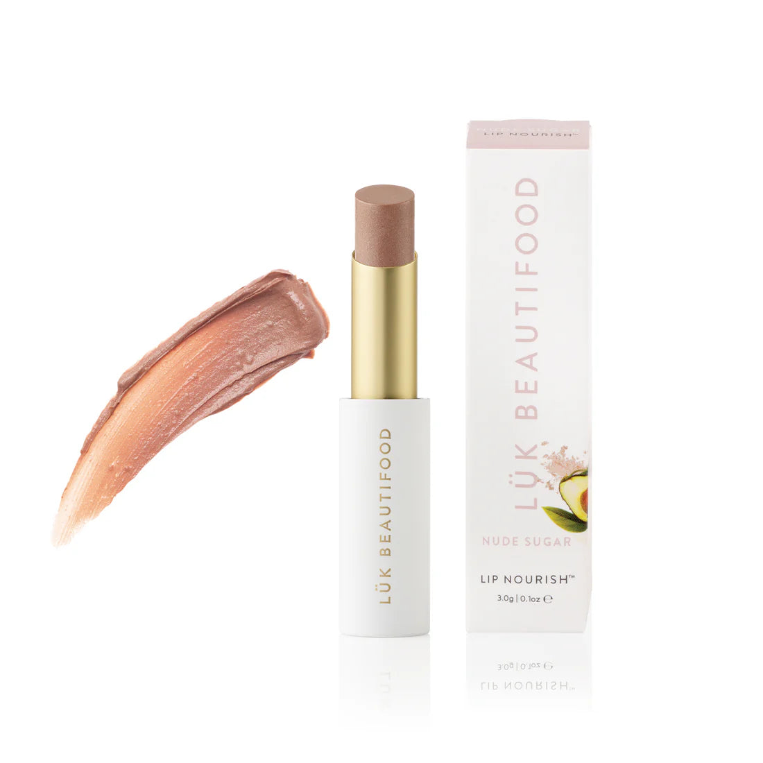 Nude Sugar has a gentle shimmer that gives lips a light wash of kissable pink.  Pure vanilla bean oil imparts sweet, delicious creaminess and extra antioxidants for a hydrating, glowy pick-me-up.