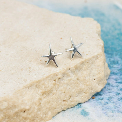 Embrace the enchantment of the sea with our Sea Star Studs. Crafted from sterling silver, these delicate studs feature intricate sea star designs. Perfect for everyday wear or special occasions, these studs add a touch of coastal allure to your style. Let the Sea Star Studs be a symbol of your connection to the ocean.