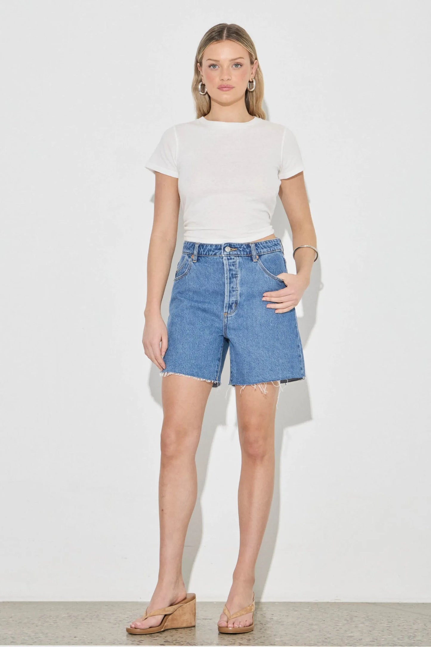 90S RELAXED SHORT CANYON STONE