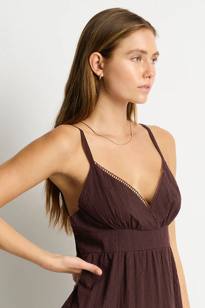 Say hello to your new resort essential. Light, effortless, and made for golden-hour getaways.

Meet the Sea Level Ripples Seersucker Stripe Mini Dress, a refined swim-to-street layer designed for easy packing, versatile styling, and that instantly elevated resort look. Whether you’re slipping it over swimwear or dressing it up for sunset cocktails, this is the piece that makes holiday styling feel completely effortless.