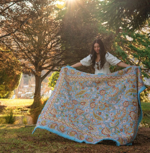 Nikau Picnic Rug - Isla

The Nikau picnic rug invites stillness and connection, a piece that feels grounded and timeless. Designed for moments of togetherness in our signature bohemian style, it transforms any setting into a place of calm and comfort. Thoughtfully designed in natures colour palette, setting the backdrop for every occasion.

- Made with 100% cotton

- One-colour tassel trim around the rug

- Extra large picnic rug - approx 200 x 160cm which comfortably fits 4 people
