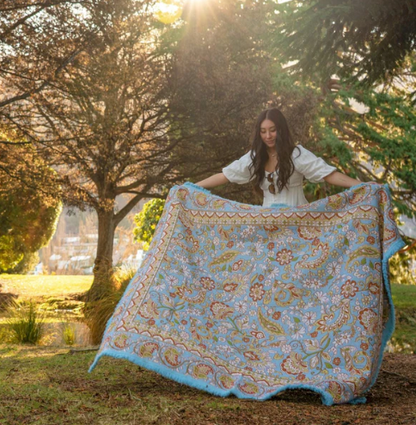 Nikau Picnic Rug - Isla

The Nikau picnic rug invites stillness and connection, a piece that feels grounded and timeless. Designed for moments of togetherness in our signature bohemian style, it transforms any setting into a place of calm and comfort. Thoughtfully designed in natures colour palette, setting the backdrop for every occasion.

- Made with 100% cotton

- One-colour tassel trim around the rug

- Extra large picnic rug - approx 200 x 160cm which comfortably fits 4 people
