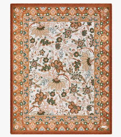 Willow Picnic Rug - XL

The warm bohemian design of our Willow picnic rug features earthy tones set against a sandy backdrop. Creams, browns and green are delicately woven with 100% cotton creating a durable, soft picnic throw. The Willow is the perfect garden or beach blanket to adorn a picnic with friends and loved ones. 

- Made with 100% cotton