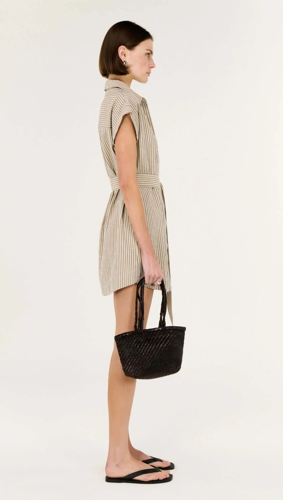 Polished, effortless, and ready for anything. This is your everyday shirt dress, upgraded.

Meet the Staple The Label Hadley Linen Blend Pinstripe Mini Shirt Dress, a modern take on a timeless classic. With its clean pinstripe pattern and easy silhouette, it’s the kind of piece that makes getting dressed feel simple, but still seriously put-together.