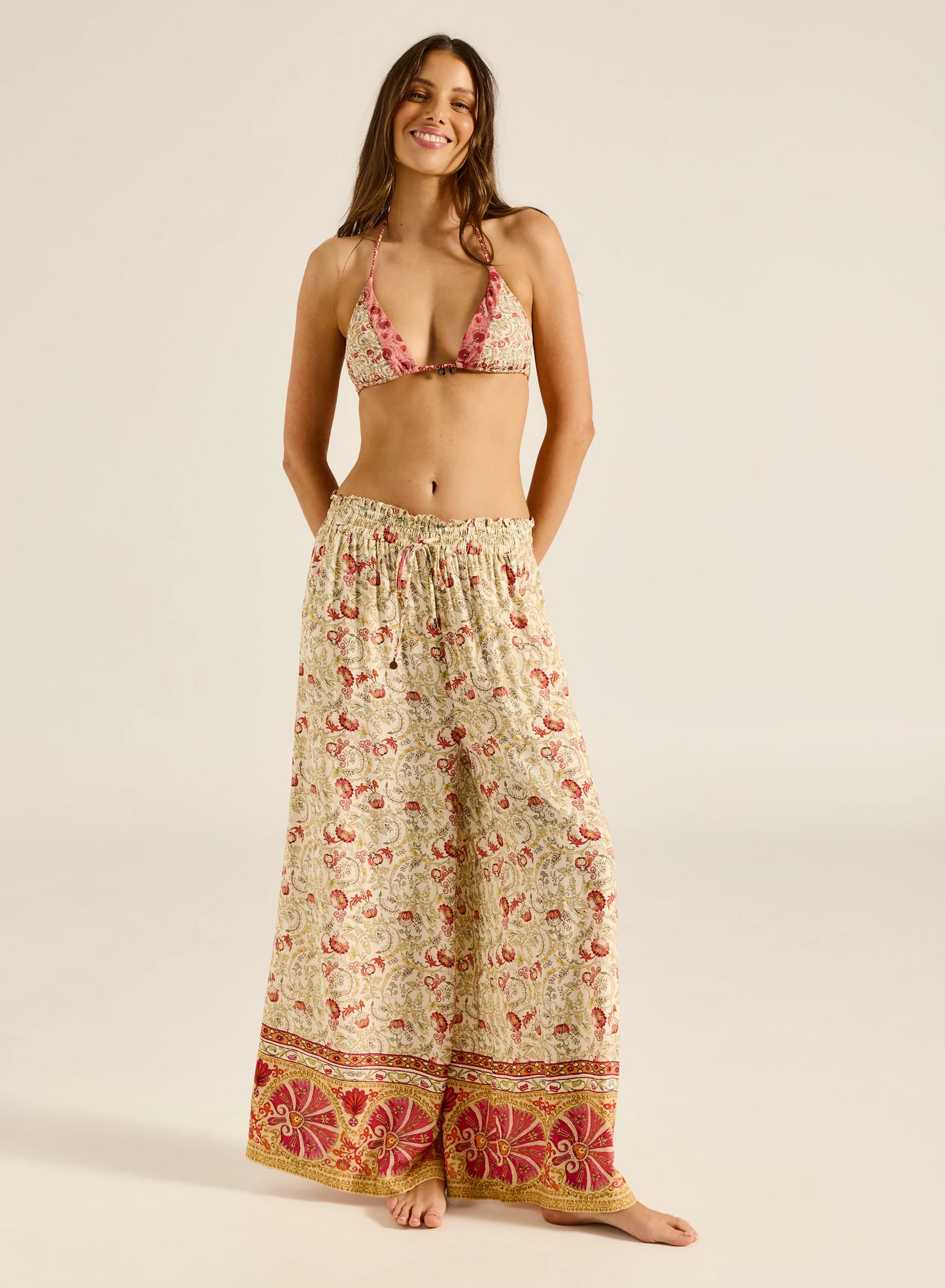 Floaty, effortless, and made for sunshine. These are your wear-anywhere summer pants.

Meet the Tigerlily Valentina Pant, a breezy, wide-leg palazzo style that brings relaxed elegance to every step. Designed to move with you, these pants flow beautifully with that soft, floaty feel that’s perfect for warm days, beach getaways, and everything in between.