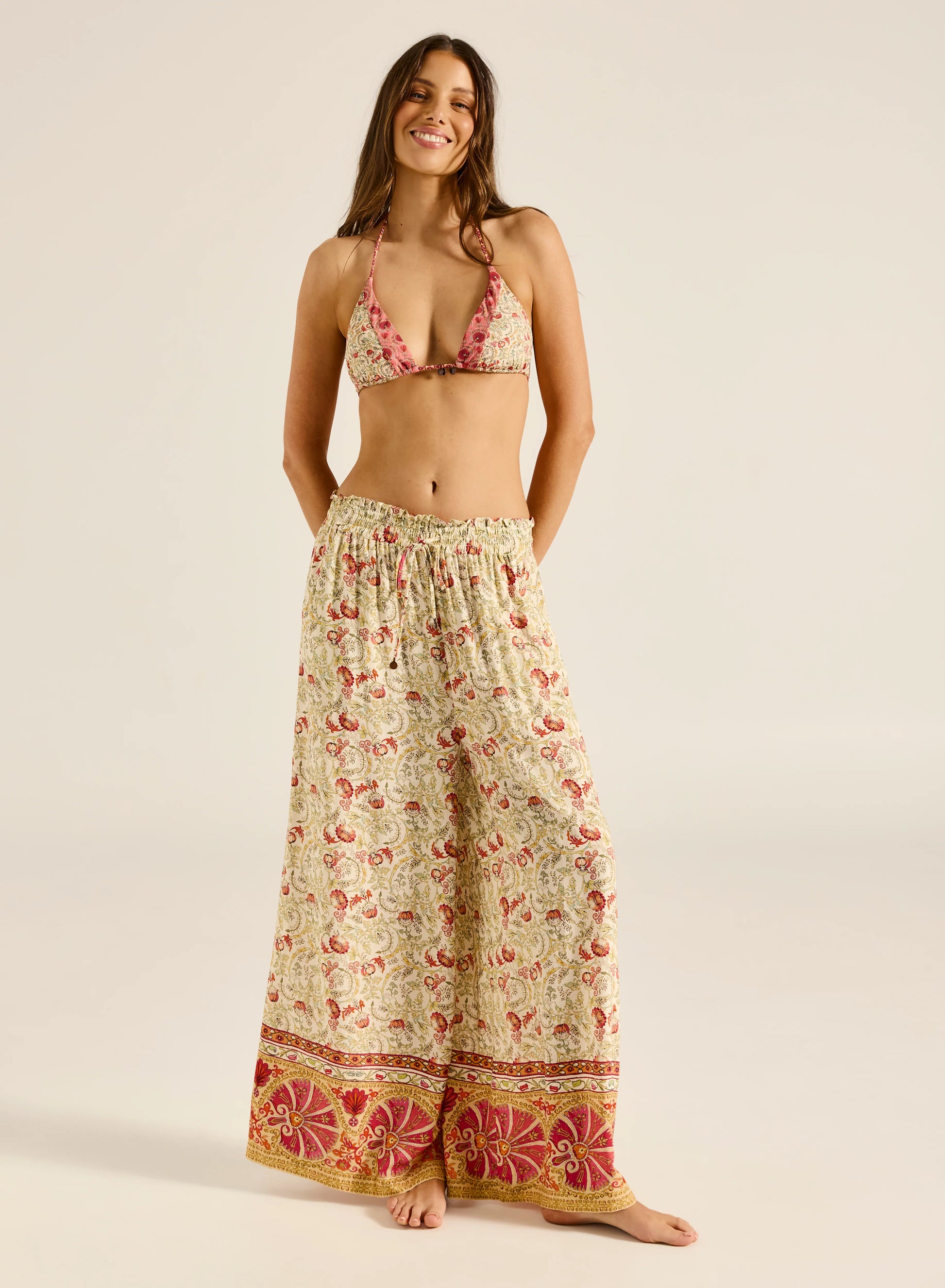 Floaty, effortless, and made for sunshine. These are your wear-anywhere summer pants.

Meet the Tigerlily Valentina Pant, a breezy, wide-leg palazzo style that brings relaxed elegance to every step. Designed to move with you, these pants flow beautifully with that soft, floaty feel that’s perfect for warm days, beach getaways, and everything in between.