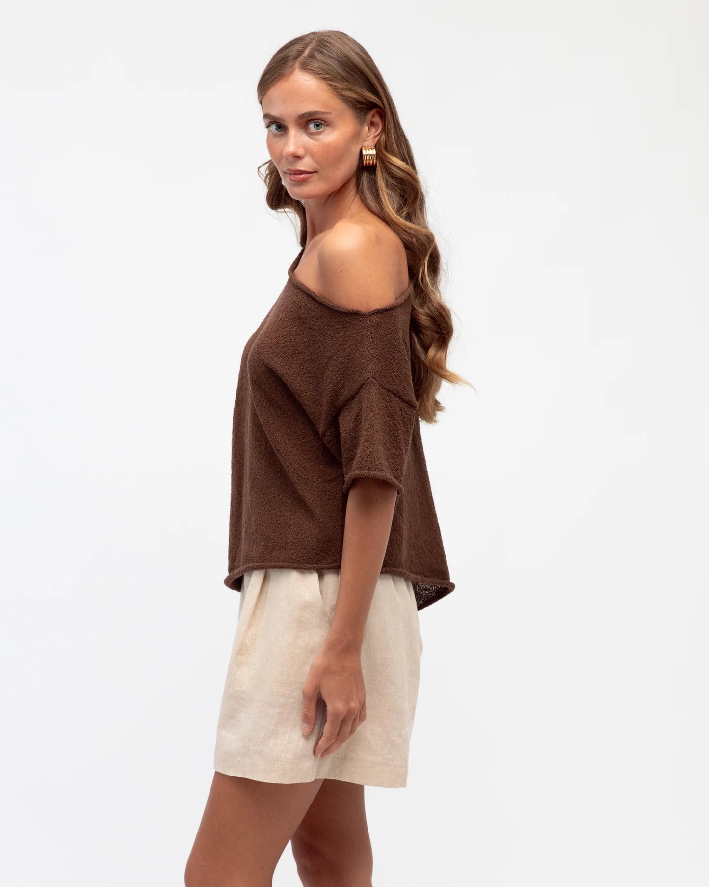 Asy Bounce Knit Top