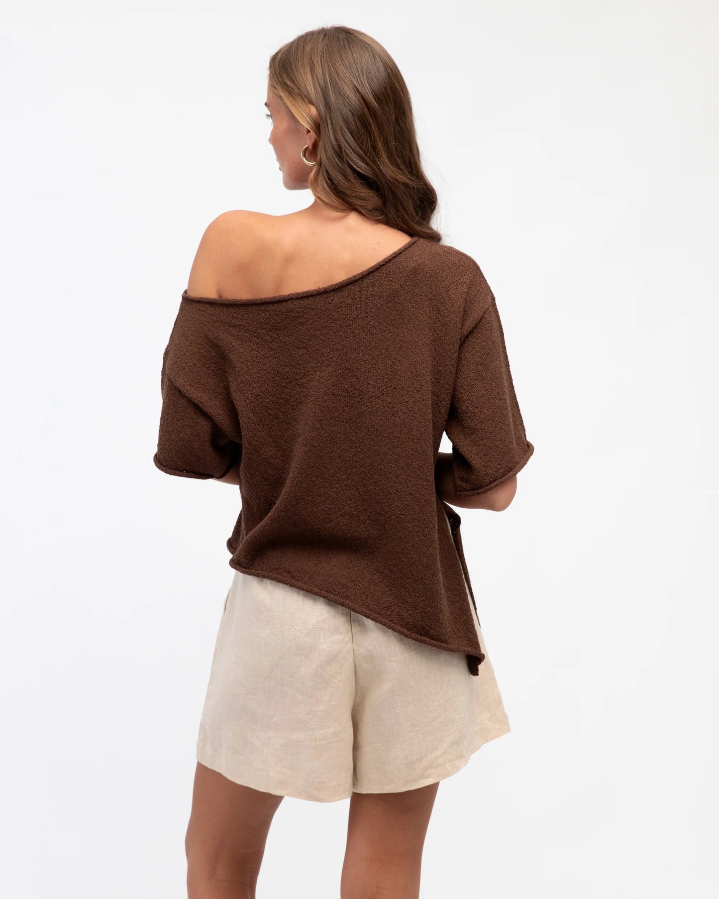 Asy Bounce Knit Top