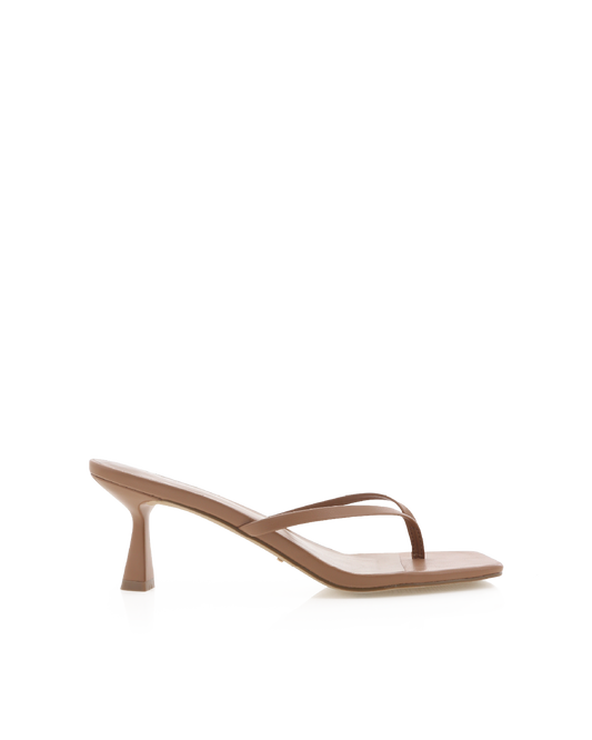 Xami by Billini is the perfect casual thong heel that will get you from work to the weekend.

This on-trend style will be the perfect addition to your wardrobe.

Featuring;

low kicked-in stiletto heel
open square toe
thin thong toe straps
easy slip on design
open heel counter
synthetic upper, lining and outsole