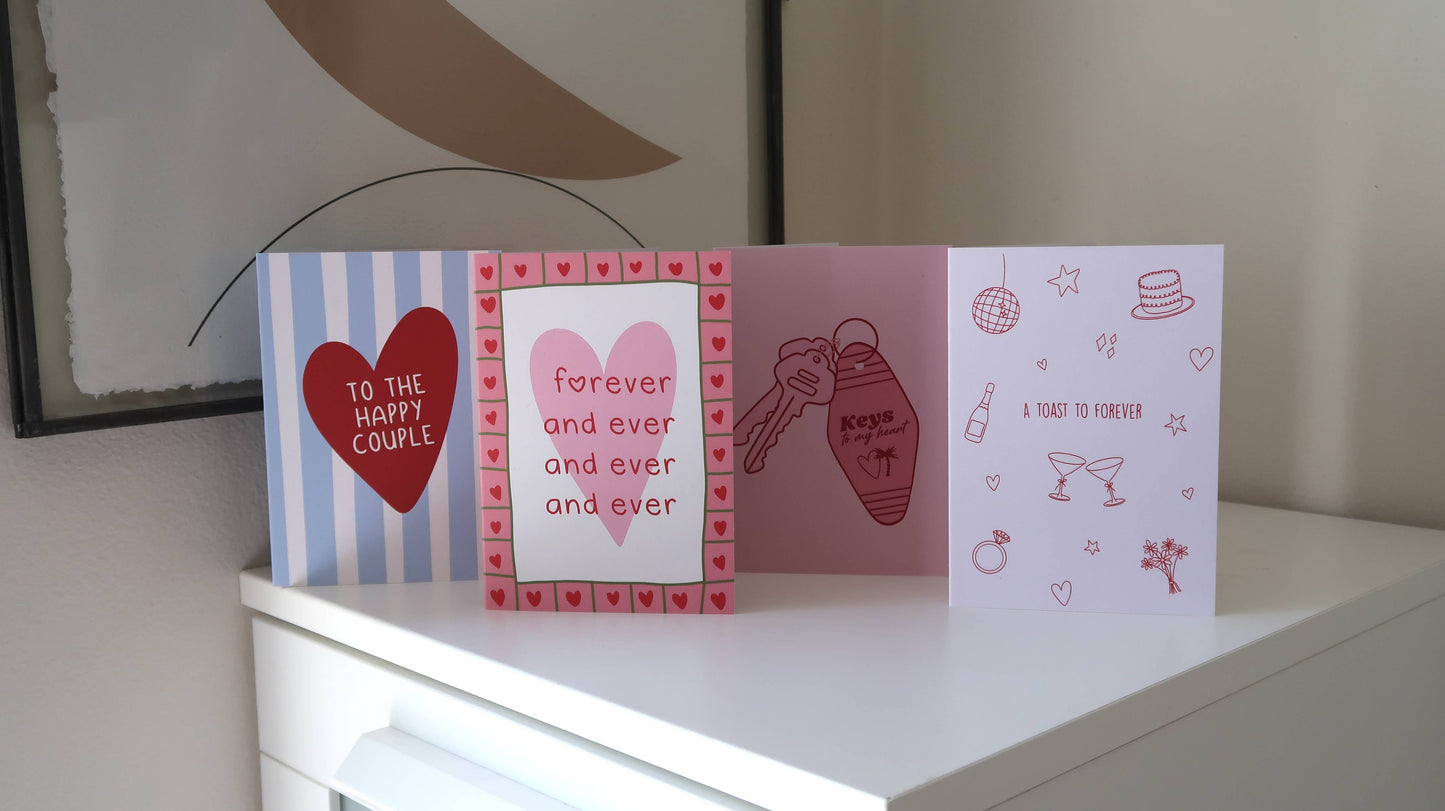 Keys To My Heart | Anniversary Card | Birthday Card 