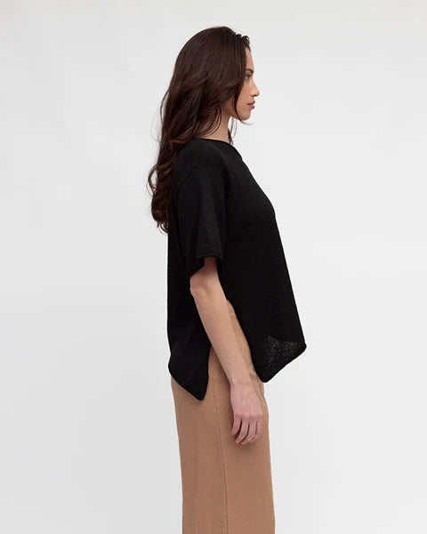 Asy Bounce Knit Top