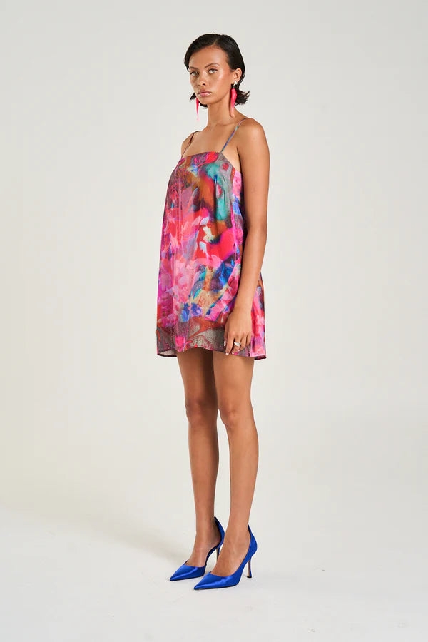 Say hello to your easy “cool without trying” dress.

The Summi Summi Shift Dress – Fish Tank Print is relaxed, playful, and made for days when you want comfort and style in one effortless throw-on piece. Featuring the bold Fish Tank print, it brings a fun, artistic edge to a classic mini silhouette. Perfect for when your outfit needs to do a little talking for you.