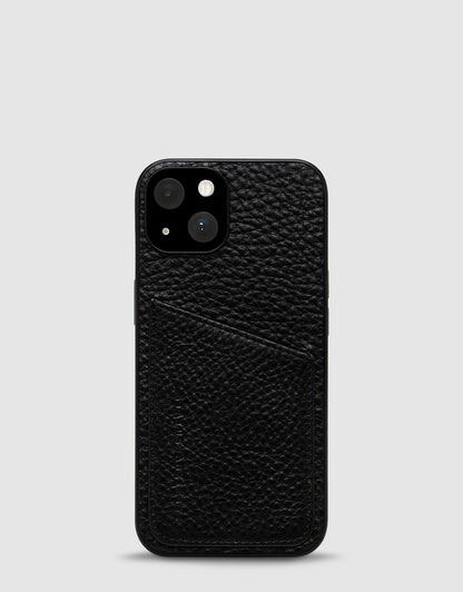 The new who's who around here. Our new and improved phone case is made of durable polymer and is moulded to provide maximum protecting to your phone screen. Finished with our signature shrunken pebble leather and card slot for keeping your most frequently used 2-3 cards close at hand. The Who's Who case is made to cut the fuss and improve the way you carry...