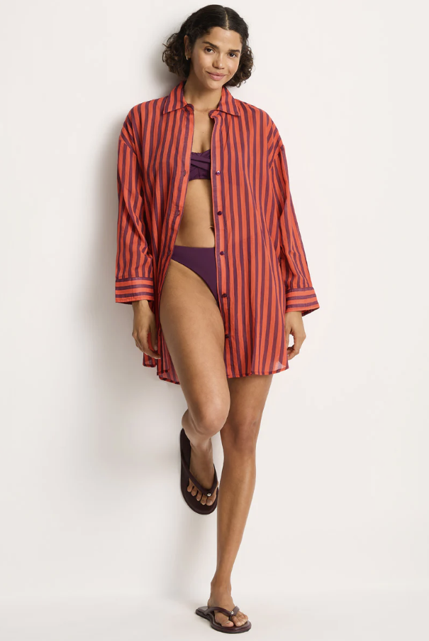 Vacay Cruise Shirt - Spice Red
