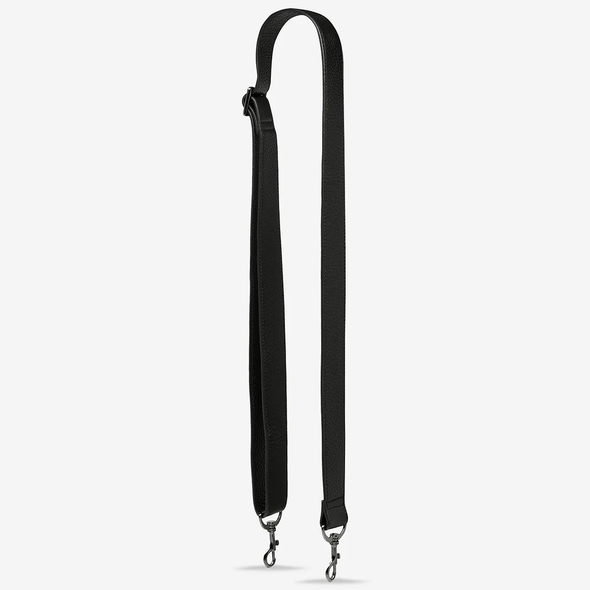 Leather Strap Wide - Black - Arguably the most important part of a bag, the strap is responsible for keeping it attached to your body but can also change the whole look of your bag. Now sold separately, you can interchange many of our straps to different bag styles across our range.

Soft shrunken pebble leather