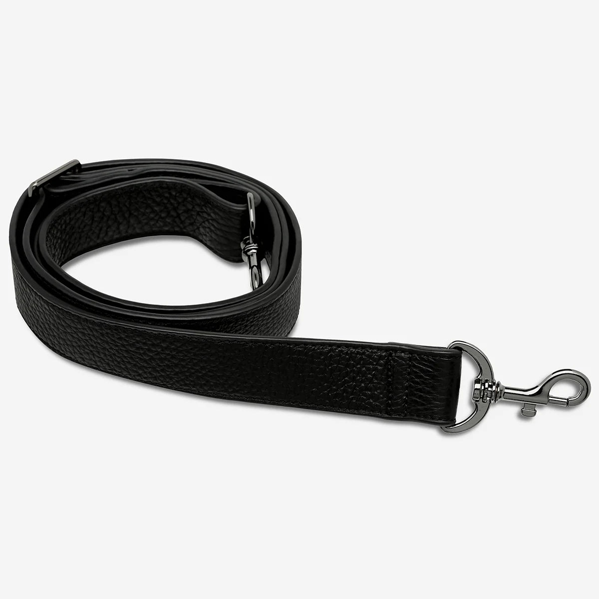 Leather Strap Wide - Black - Arguably the most important part of a bag, the strap is responsible for keeping it attached to your body but can also change the whole look of your bag. Now sold separately, you can interchange many of our straps to different bag styles across our range.

Soft shrunken pebble leather