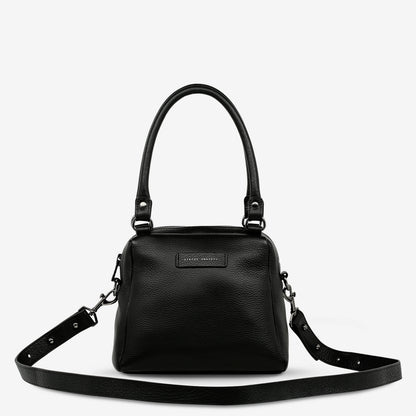 Good things come in small packages. Mini Mountains is a more compact version of the iconic Last Mountains bag. This day to night companion can be worn on elbow, shoulder, or cross body (with included long strap). Features a wide-opening main compartment, longer shoulder strap for added comfort, and secret magnet-close pocket on the outside for your phone etc.
