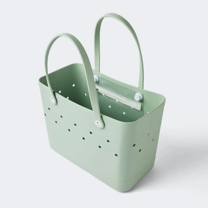 Secure yours before it sells out!

Dive into summer with the Tribe Bag in Sea Glass , a refreshing splash of cool blue-green, handpicked by our founder, Krystal, to reflect those dreamy ocean vibes. Whether you’re lounging by the water or conquering your family’s beach day, Sea Glass is here to make sure you do it in style. 

But it’s not just a pretty colour, the Tribe Bag is the waterproof beach bag that does it all. Roomy enough for everything you need for a day at the beach or a trip to the pool, its wa